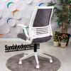 Alis Beyaz Plastik Ayaklı Hareketli Kollu Çalışma Koltuğu Ve Ofis Koltuğu (Gri  Welsoft Kumaş)