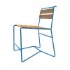 Lav Özel Tasarım Metal Sandalye Mavi
