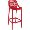 Air İstiflenebilir Bar Sandalyesi Kırmızı
