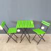 Ayaz Ahşap Masa Sandalye Takımı (Yeşil)