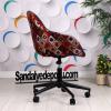 Lopes Etnik Desenli Çalışma Koltuğu 01