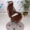 Wagner Müdür Ve Yönetici Koltuğu (Koyu Kahverengi Deri)