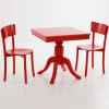 Thonet Sandalye Masa Takımı İkili Kırmızı