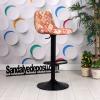 Gabriel Etnik Desenli Bar Sandalyesi 02