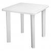 70x70 Kenardan ayaklı Plastik masa beyaz