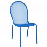 Sahra metal sandalye mavi