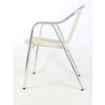 Gardenya alüminyum sandalye beyaz