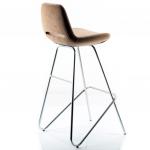 Rasko Eyfel krom ayaklı bar sandalyesi  (Kumaş 419)