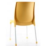 Leon Kolsuz Poliproplen Sandalye Sarı