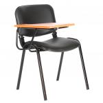 Form Mercan Tablalı Konferans Sandalyesi Siyah