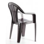 Barça Kollu Plastik Sandalye Kahve (Sınırlı Stok)