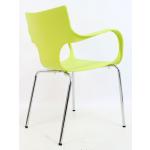 İlke kollu poliproplen sandalye yeşil