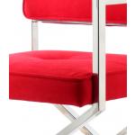 Puma Paslanmaz Metal Sandalye Kırmızı