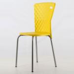 Rio Metal Ayaklı Plastik Sandalye Sarı