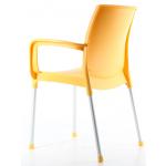 Leon Kollu Poliproplen Sandalye Sarı