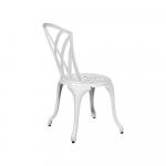 Ece Beyaz Metal Sandalye