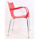 İlke kollu poliproplen sandalye kırmızı