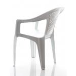 2,5 kg kollu plastik sandalye (Tam Beyaz)