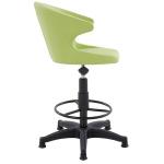 Simge 2 Plastik Ayaklı Bar Sandalyesi F.Yeşil