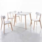 Apolas Yemek Masası 80x90 Beyaz  (Ücretsiz Kargo)