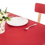 Tobi Kırmızı Dikdörtgen Yemek Masası