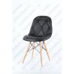 Aymes çubuk ayaklı ahşap sandalye siyah