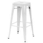 Tolix Beyaz bar sandalyesi 76 cm