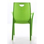 Atlas PP Rattan Sandalye Yeşil
