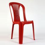 2,5 kg kolsuz plastik sandalye kırmızı