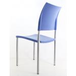 Finish plastik sandalye mavi