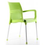 Leon Kollu Poliproplen Sandalye Yeşil