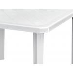 100x100 kenardan ayaklı plastik masa beyaz