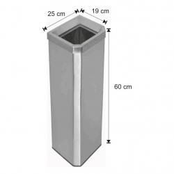 29 Lt Paslanmaz Çemberli Çöp Kovası