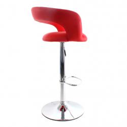 Slim bar sandalyesi kırmızı