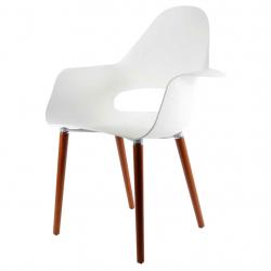 XL Aymes Kollu Poliproplen Sandalye Beyaz