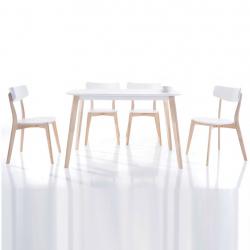 Apolas Yemek Masası Beyaz  (Ücretsiz Kargo)