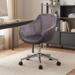 Focus Bilgisayar ve Çalışma Koltuğu Krom Yıldız Ayaklı (Kumaş 426 )