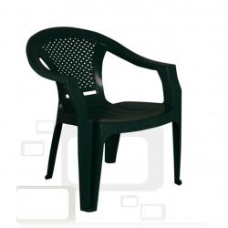 Örgülü kollu plastik sandalye