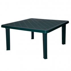 100x100 anaokulu tipi alçak plastik masa yeşil