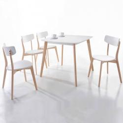 Apolas Yemek Masası 80x90 Beyaz  (Ücretsiz Kargo)