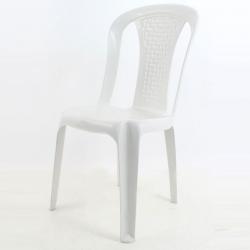 Kare desenli kolsuz plastik sandalye