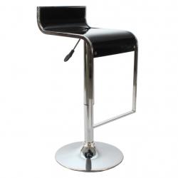 3D bar sandalyesi Siyah