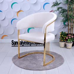 Hyper Gold Kaplama Metal Sandalye