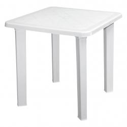 70x70 Kenardan ayaklı Plastik masa beyaz
