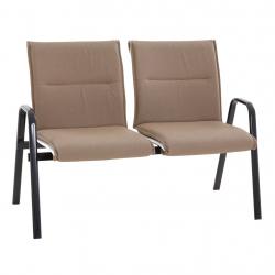 Bronz İkili Bekleme Koltuğu