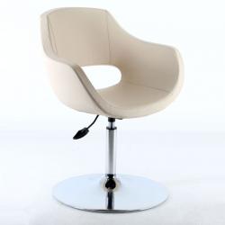 Fiesta Tepsi Ayaklı Misafir ve Bekleme Koltuğu Krem