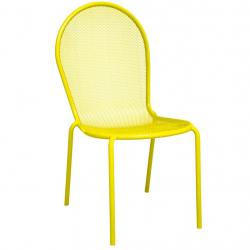 Sahra metal sandalye sarı