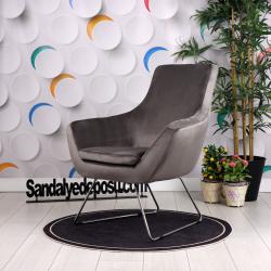 Degnas Krom Ayaklı Berjer