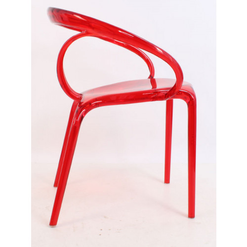Bird polikarbon sandalye kırmızı