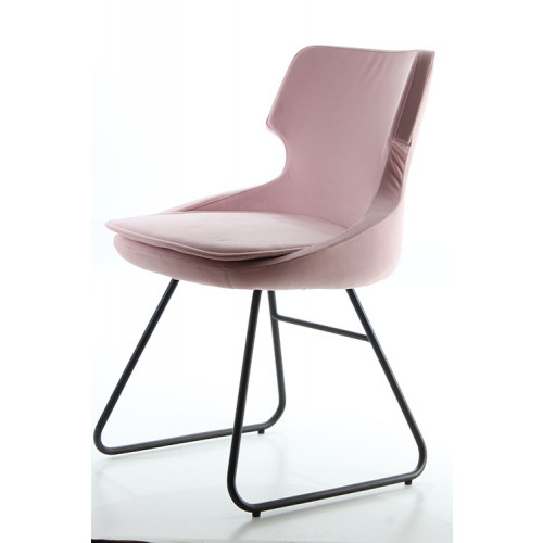 Simge Boyalı Transmisyon Ayaklı Metal Sandalye (Kumaş 431)